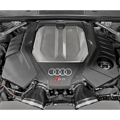 034 Motorsport Carbon Fiber Engine Cover Trim, C8 RS6/RS7